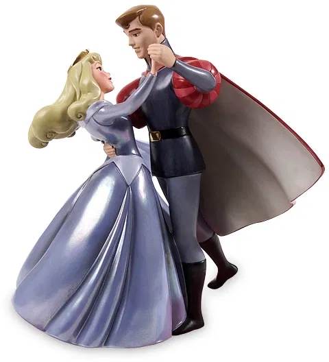 WDCC Disney Classics - Sleeping Beauty Princess Aurora And Prince Phillip A Dance In The Clouds (BLUE)