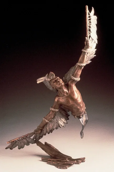 Eagle Dancer by Mark Hopkins — Bronze Sculpture