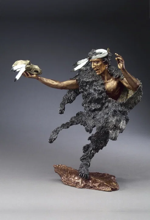 Medicine Man by Mark Hopkins — Bronze Sculpture