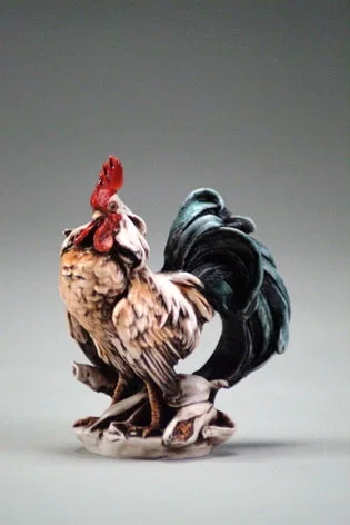 Rooster by Giuseppe Armani — Sculpture