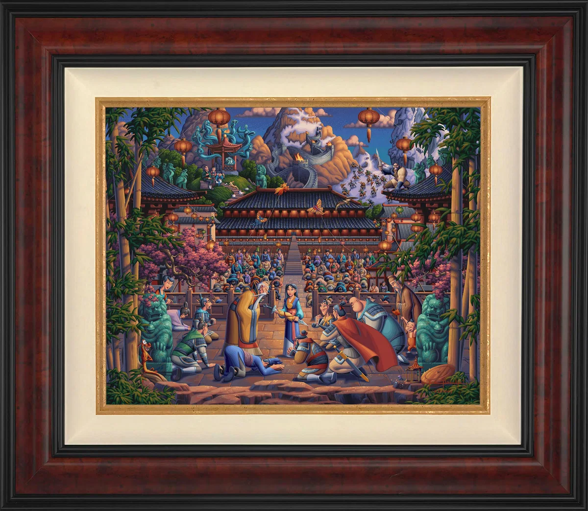 Mulan the Face in the Mirror Wall Art by Eric Dowdle by Eric Dowdle — Giclee On Canvas
