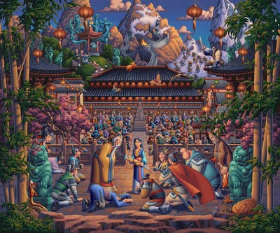 Mulan the Face in the Mirror by Eric Dowdle