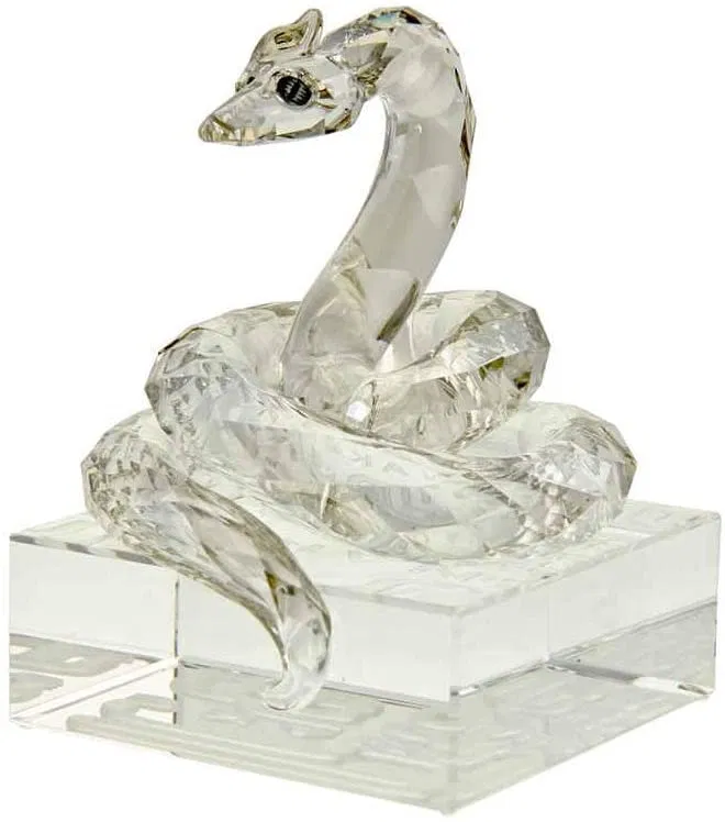 Chinese Zodiac Snake by Swarovski Crystal