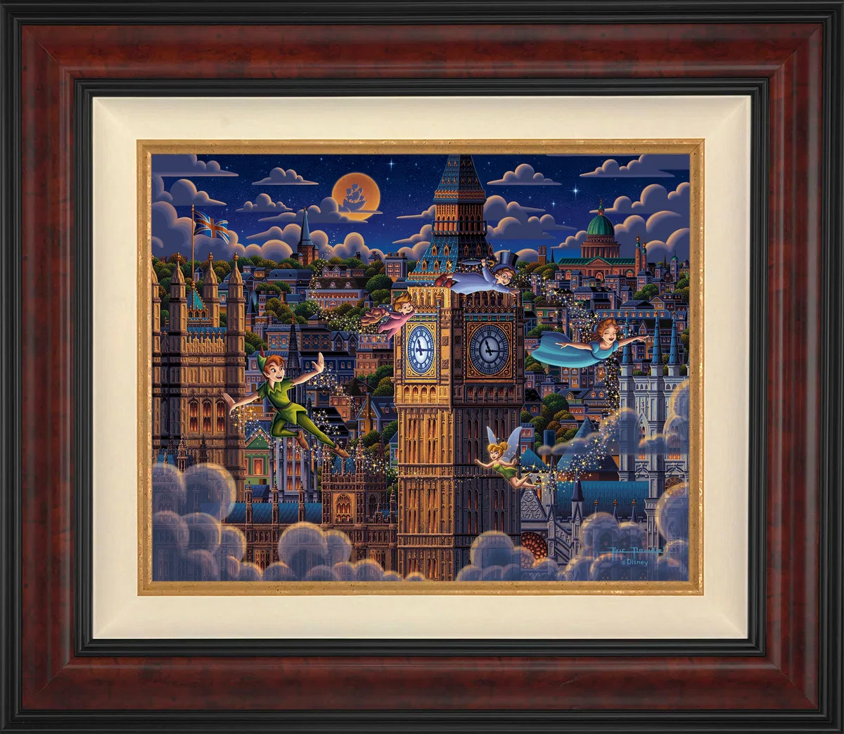 Peter Pan Learning to Fly Wall Art by Eric Dowdle by Eric Dowdle — Giclee On Canvas