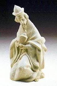 King Gaspar White 1983-85 by Lladro — Porcelain Figurine