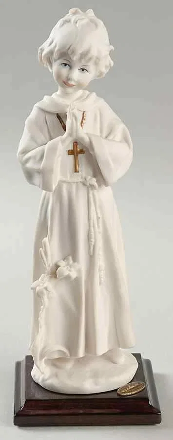 First Communion - Boy by Giuseppe Armani — Sculpture
