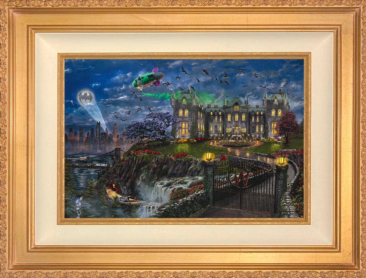 Wayne Manor ™ Wall Art by Thomas Kinkade Studios by Thomas Kinkade Studios — Giclee On Canvas