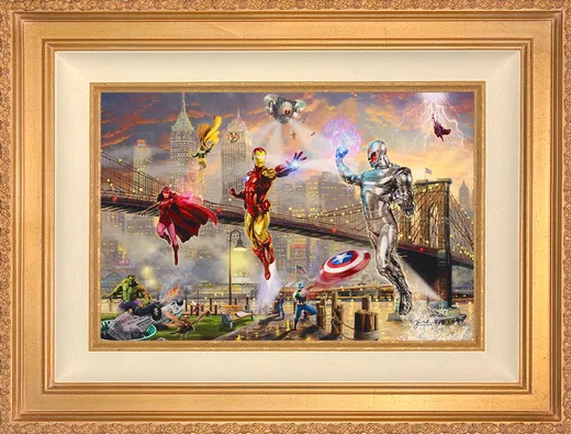 Iron Man Wall Art by Thomas Kinkade Studios by Thomas Kinkade Studios