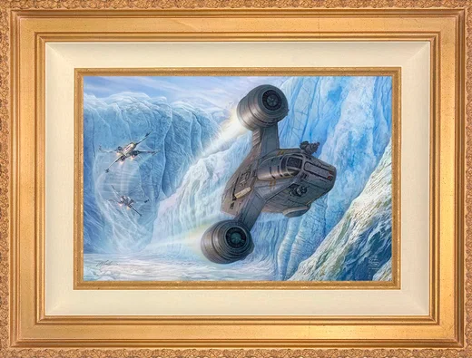 The Mandalorian™ - Cold Pursuit Wall Art by Thomas Kinkade Studios by Thomas Kinkade Studios