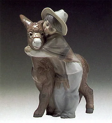 Platero And Marcelino 1971-81 by Lladro — Porcelain Figurine