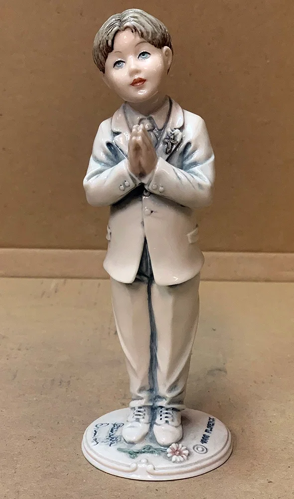 First Communion Boy by Giuseppe Armani — Sculpture