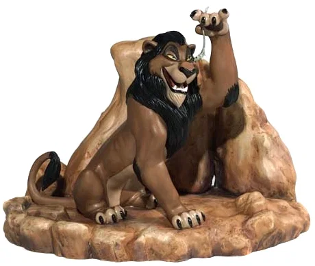 The Lion King Scar Life's Not Fair, Is It by WDCC Disney Classics