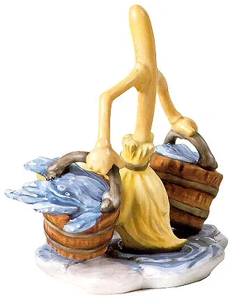 Fantasia Broom Bucket Brigade by WDCC Disney Classics — Porcelain Figurine