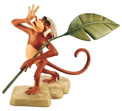 The Jungle Book Funky Monkey  Monkeying Around by WDCC Disney Classics — Porcelain Figurine