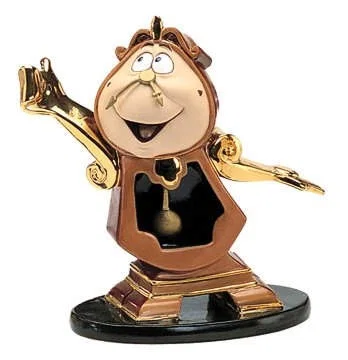 Beauty And The Beast Cogsworth Just In Time by WDCC Disney Classics