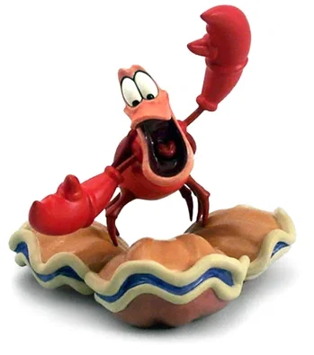 The Little Mermaid Sebastian Calypso Crustacean by WDCC Disney Classics