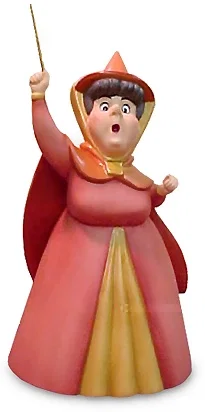 Sleeping Beauty Flora A Little Bit Of Pink by WDCC Disney Classics — Porcelain Figurine