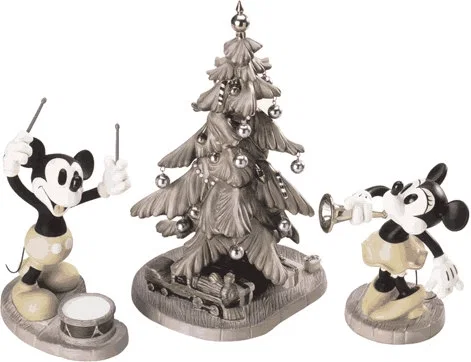 Mickey's Orphans Mickey, Minnie And Christmas Tree Hooray For The Holidays by WDCC Disney Classics