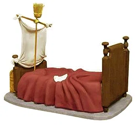 Peter Pan Darling Nursery Bed Base by WDCC Disney Classics — Porcelain Figurine