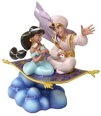 Aladdin Aladdin And Jasmine A Whole New World by WDCC Disney Classics — Porcelain Figurine