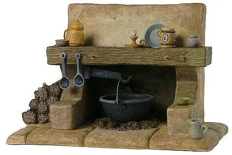 Snow White Dwarf's Hearth The Dwarf's Hearth by WDCC Disney Classics