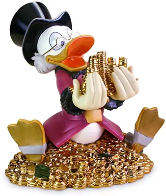 WDCC Disney Classics - Scrooge McDuck Money! Money! Money!