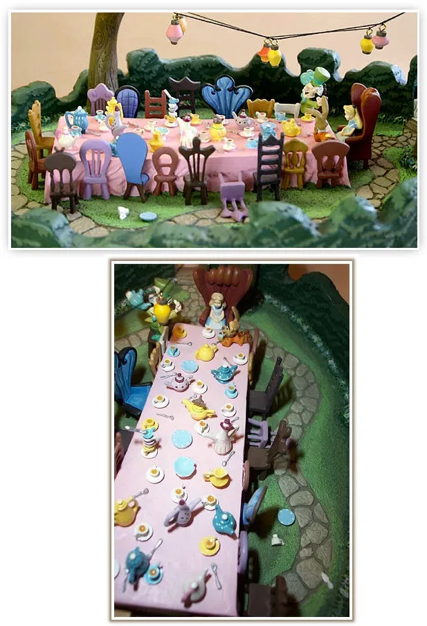 WDCC★A Tea Party In Wonderland Alice In Wonderland Alice's Tea Party by WDCC Disney Classics