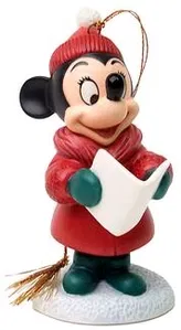 WDCC Disney Classics - Plutos Christmas Tree Minnie Mouse Caroler Minnie Ornament