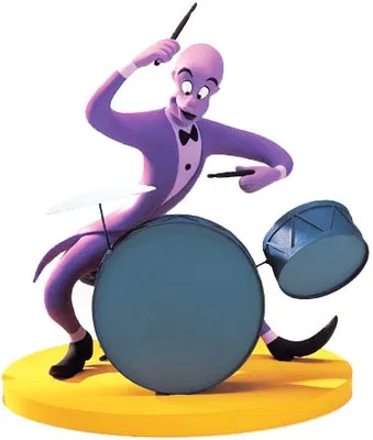 WDCC Disney Classics - Fantasia 2000 Duke Drumming Up A Dream