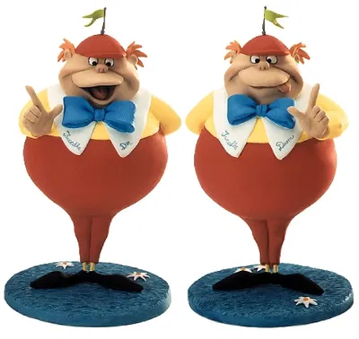 WDCC Disney Classics - Alice In Wonderland Tweedle Dee & Tweedle Dum