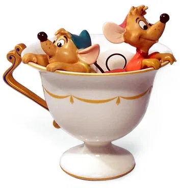 Cinderella Gus And Jaq Tea For Two by WDCC Disney Classics