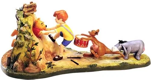 Pooh and Friends Hooray, Hooray, for Pooh Will Soon Be Free by WDCC Disney Classics — Porcelain Figurine