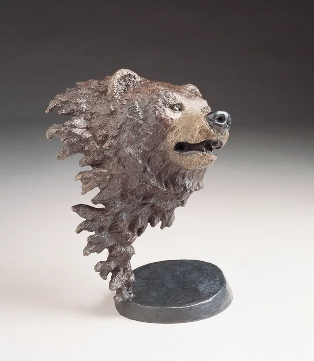 Bear's Dominion by Mark Hopkins — Bronze Sculpture