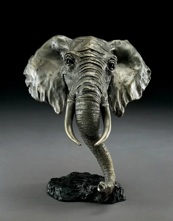 African Elephant by Mark Hopkins — Bronze Sculpture