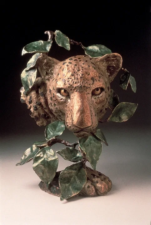 Night Hunter by Mark Hopkins — Bronze Sculpture