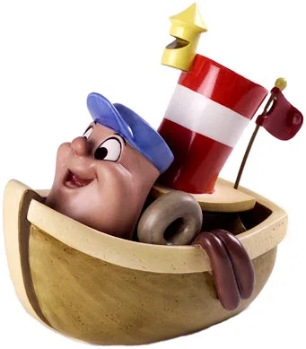 Melody Time Little Toot Tuggin And Tootin by WDCC Disney Classics — Porcelain Figurine