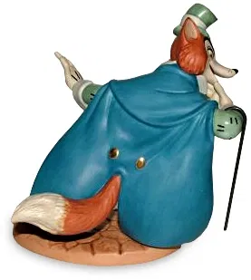 Pinocchio J. Worthington Foul Fellow Felonious Fox by WDCC Disney