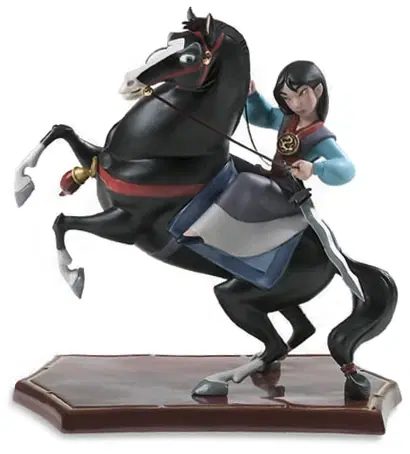 Mulan And Khan Triumphant by WDCC Disney Classics | Limited Mulan And Khan Triumphant by WDCC Disney Classics | Limited