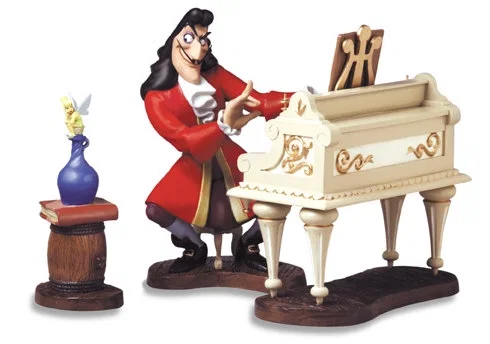Peter Pan Captain Hook And Tinker Bell Accompaniment To Betrayal by WDCC Disney Classics