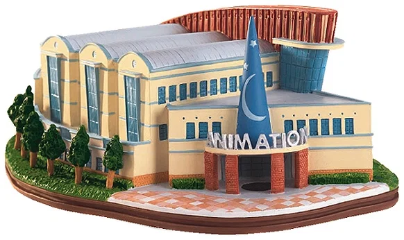 Walt Disney Studios Feature Animation Building Where The Magic Begins by WDCC Disney Classics — Porcelain Figurine