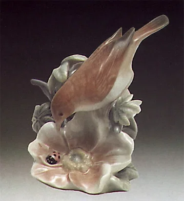 Ladybird And Nightingale 1973-81 by Lladro — Porcelain Figurine