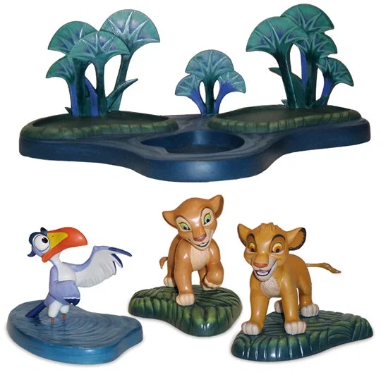 The Lion King Simba Nala Zazu And Base by WDCC Disney Classics