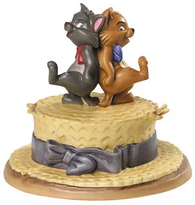 The Aristocats Berlioz And Toulouse Kickin Kittens by WDCC Disney Classics — Porcelain Figurine