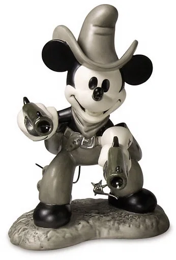 Two Gun Mickey Mouse Quick Draw Cowboy by WDCC Disney Classics — Porcelain Figurine