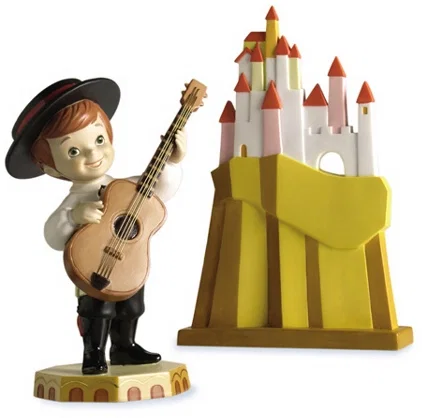 Its A Small World Spain Hola Amigos Boy and Aldea Village by WDCC Disney Classics