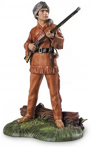 WDCC Disney Classics - Davy Crockett King Of The Wild Frontier Signed By Ken Melton