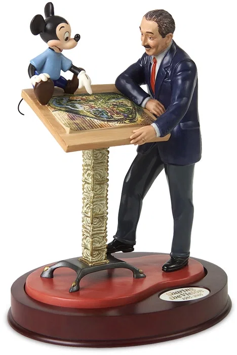Disneyland Park Walt And Mickey Sharing The Vision by WDCC Disney Classics