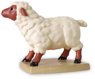 Beauty And The Beast Sheep Curious Companion by WDCC Disney Classics — Porcelain Figurine