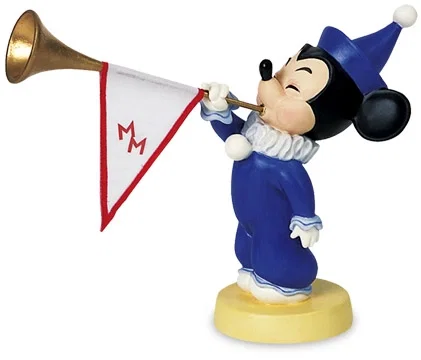Mickey Mouse Club Mickey's Nephews Sounds The Trumpets by WDCC Disney Classics