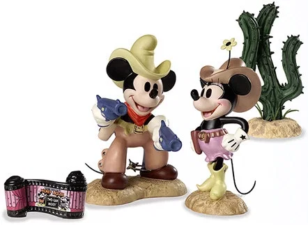 Two Gun Mickey Color Set by WDCC Disney Classics — Porcelain Figurine